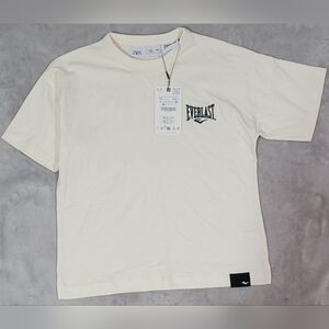 Zara Cream Short Sleeve Boy's Tee